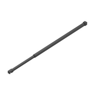 Душевая перегородка BelBagno KRAFT-L-1-100-C-NERO черный